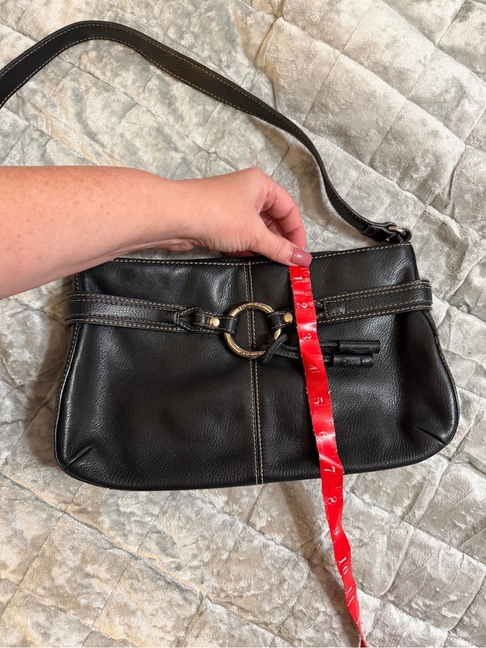 The Sak Black Leather Shoulder bag - Picture 6 of 9